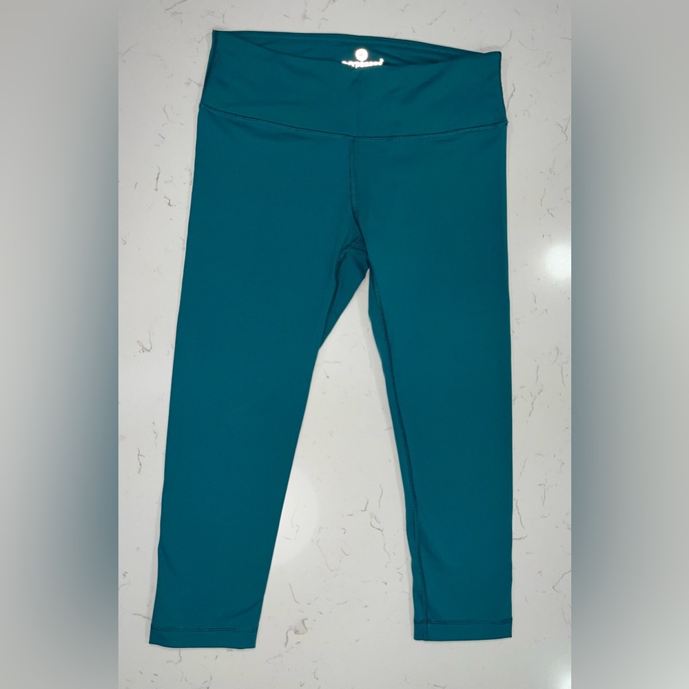 90 Degree‎ By Reflex Teal Leggings Size Medium 85% nylon 13% spandex